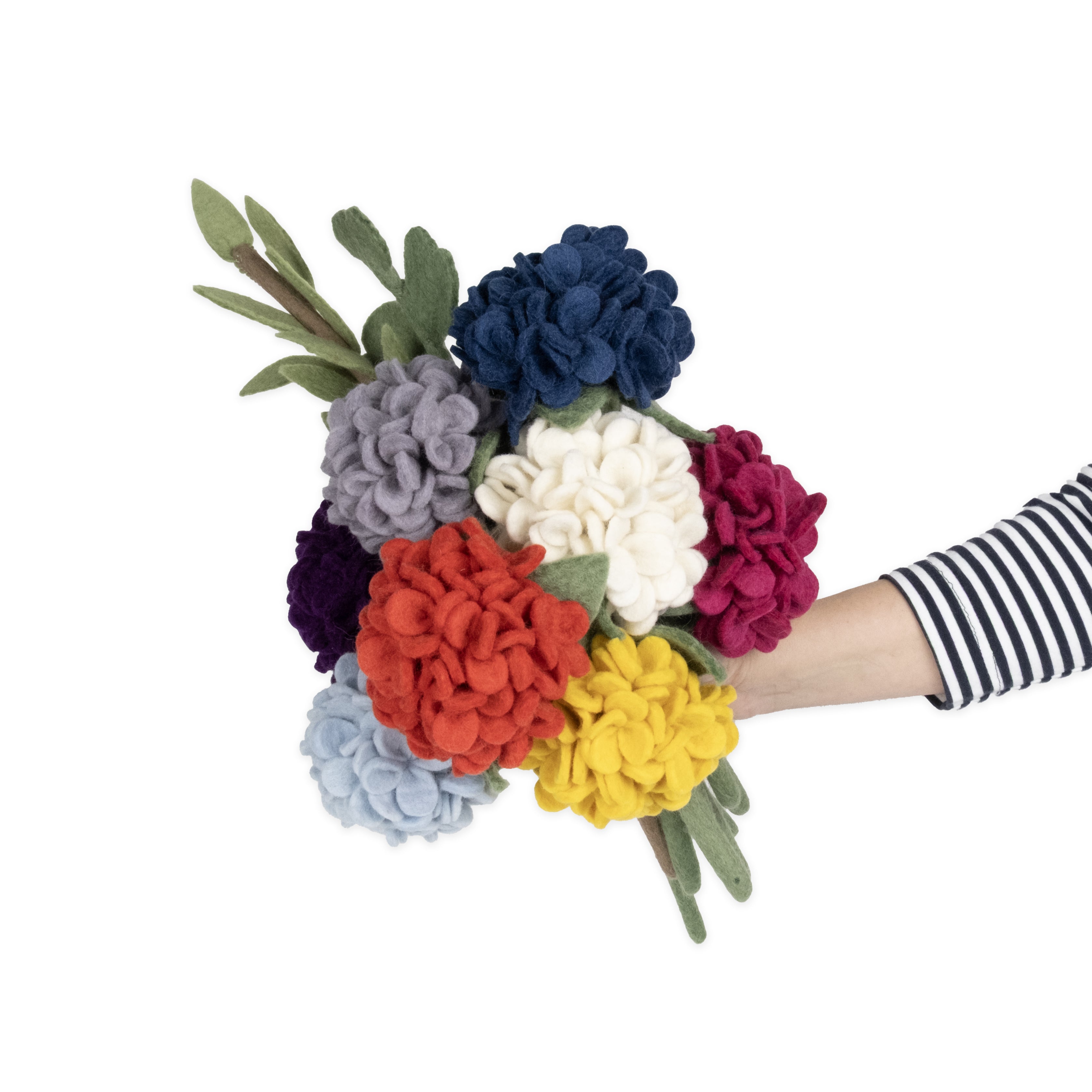 Felt Hydrangea Flower