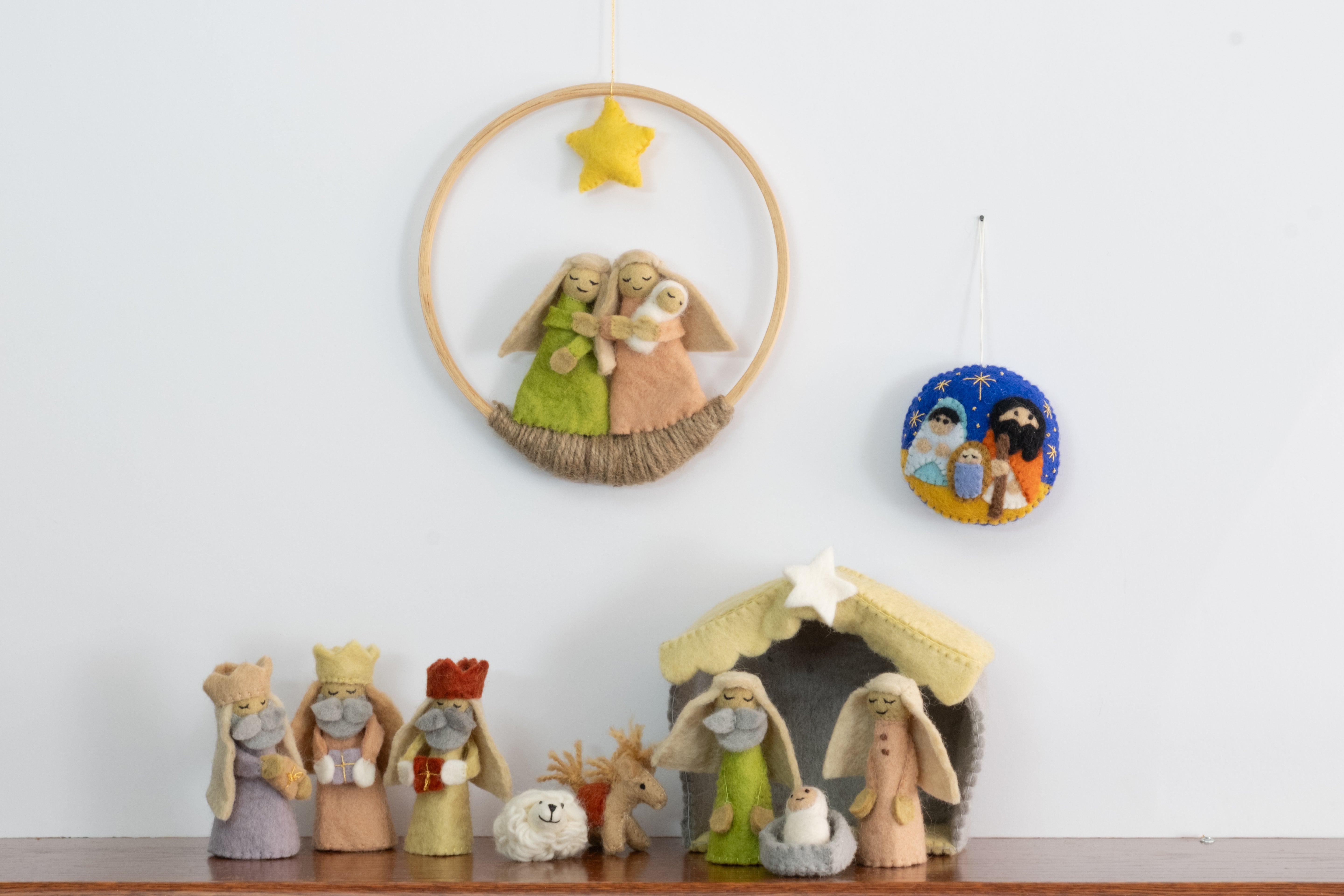 Felt Nativity Ornament