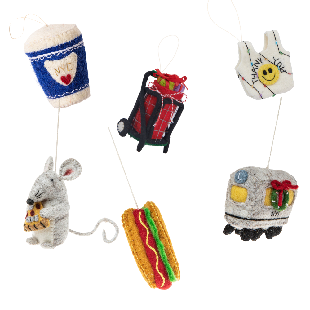 The NYC Local Ornament Set