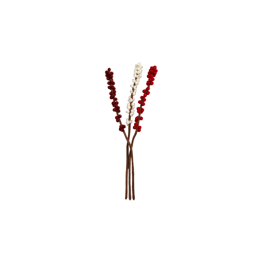 Felt Winterberry Ilex Stem