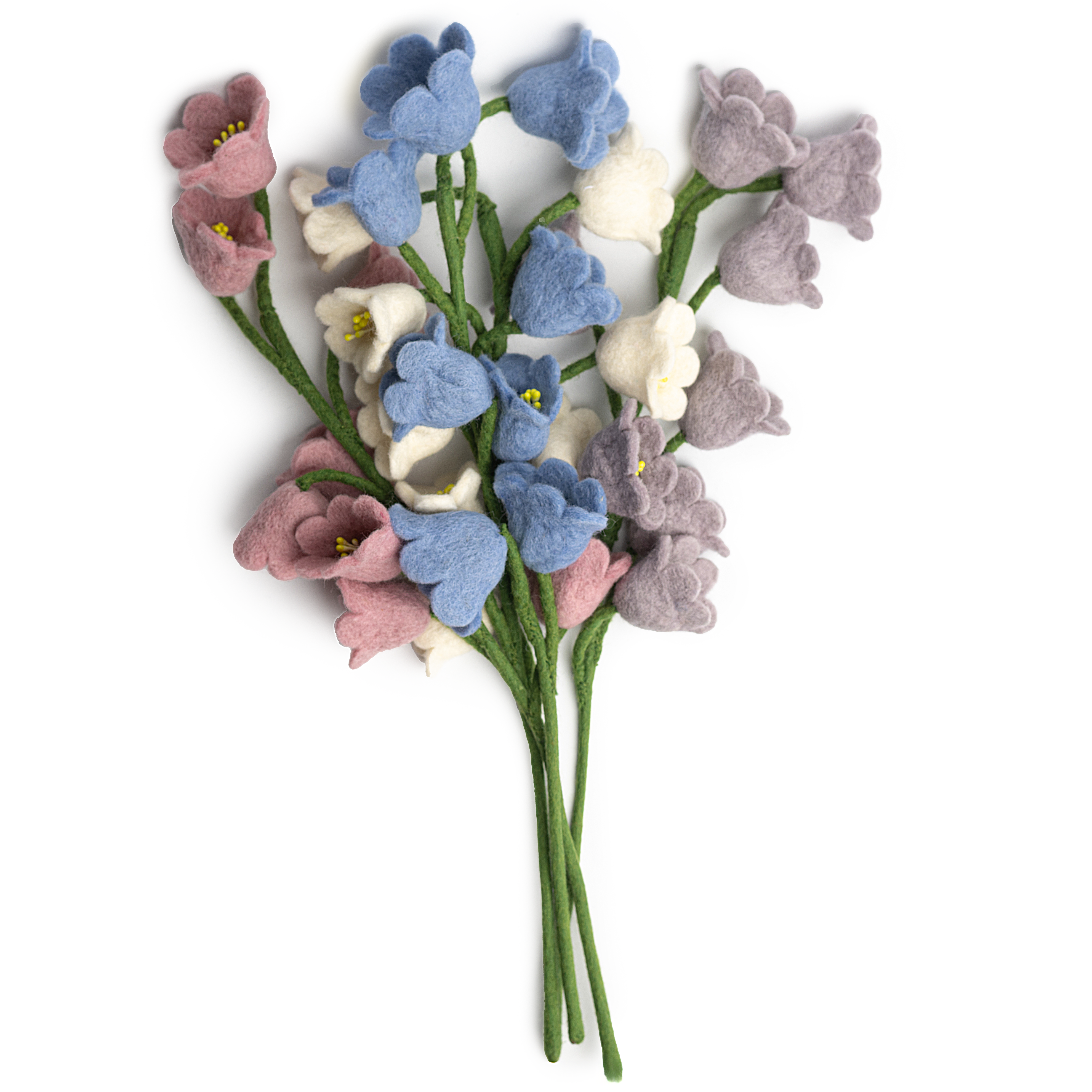 Bouquet Felt Lily of the Valley Flower - Fair Trade - Global Goods Partners