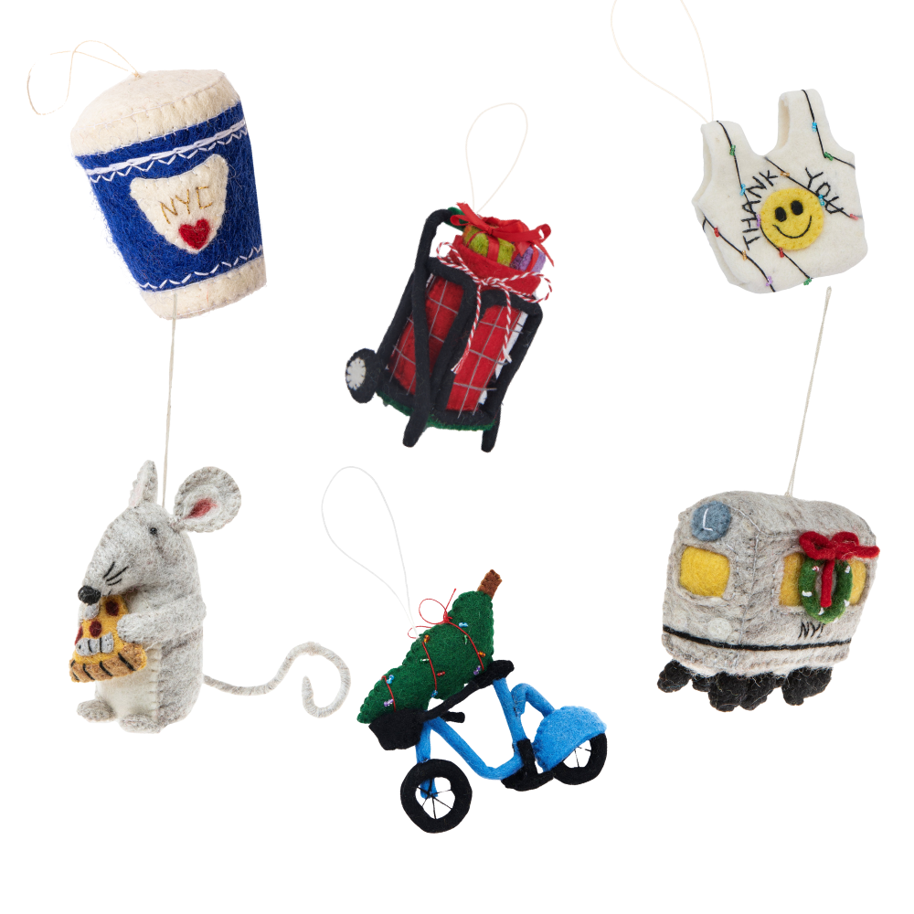 The NYC Local Ornament Set
