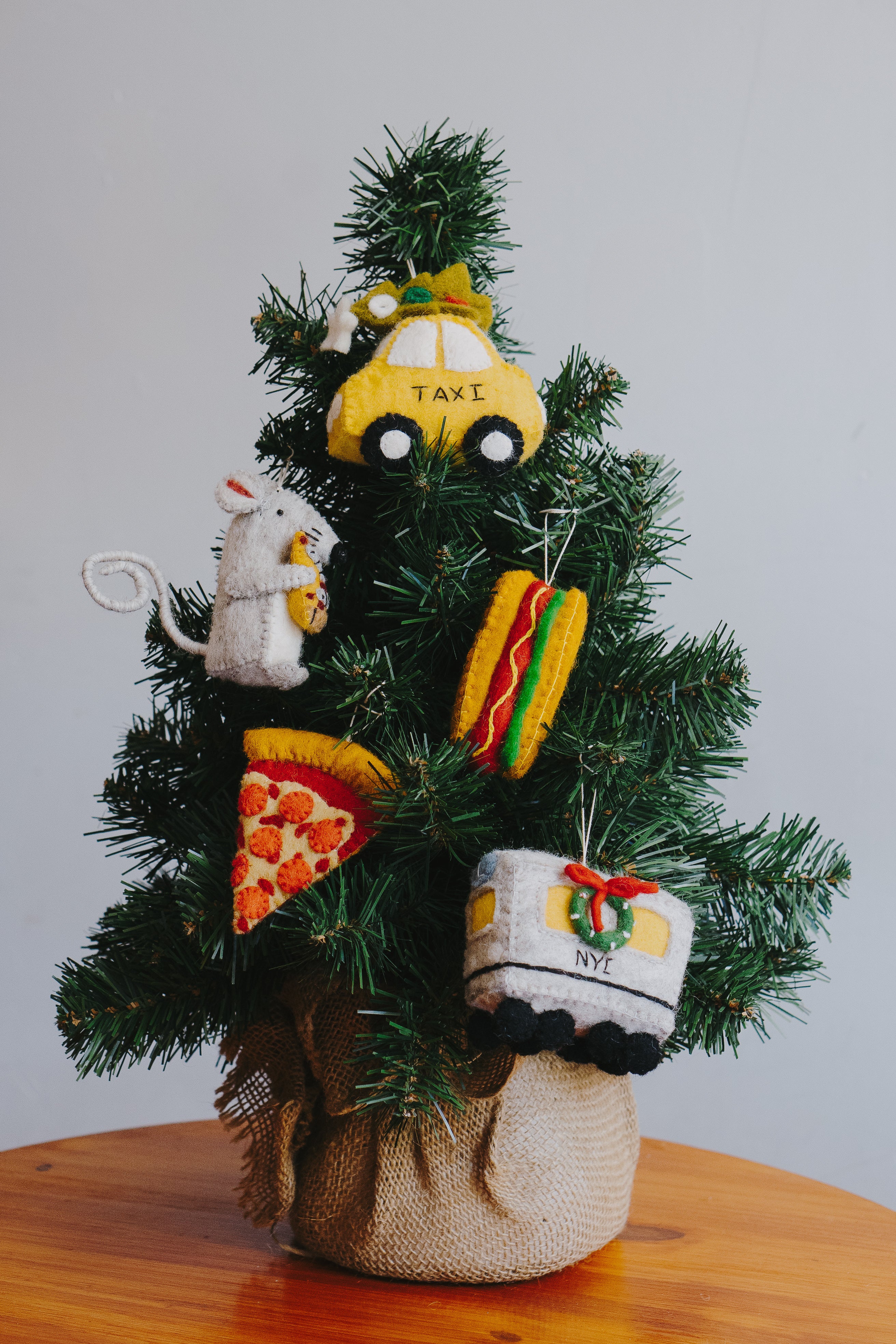 Felt Subway Ornament