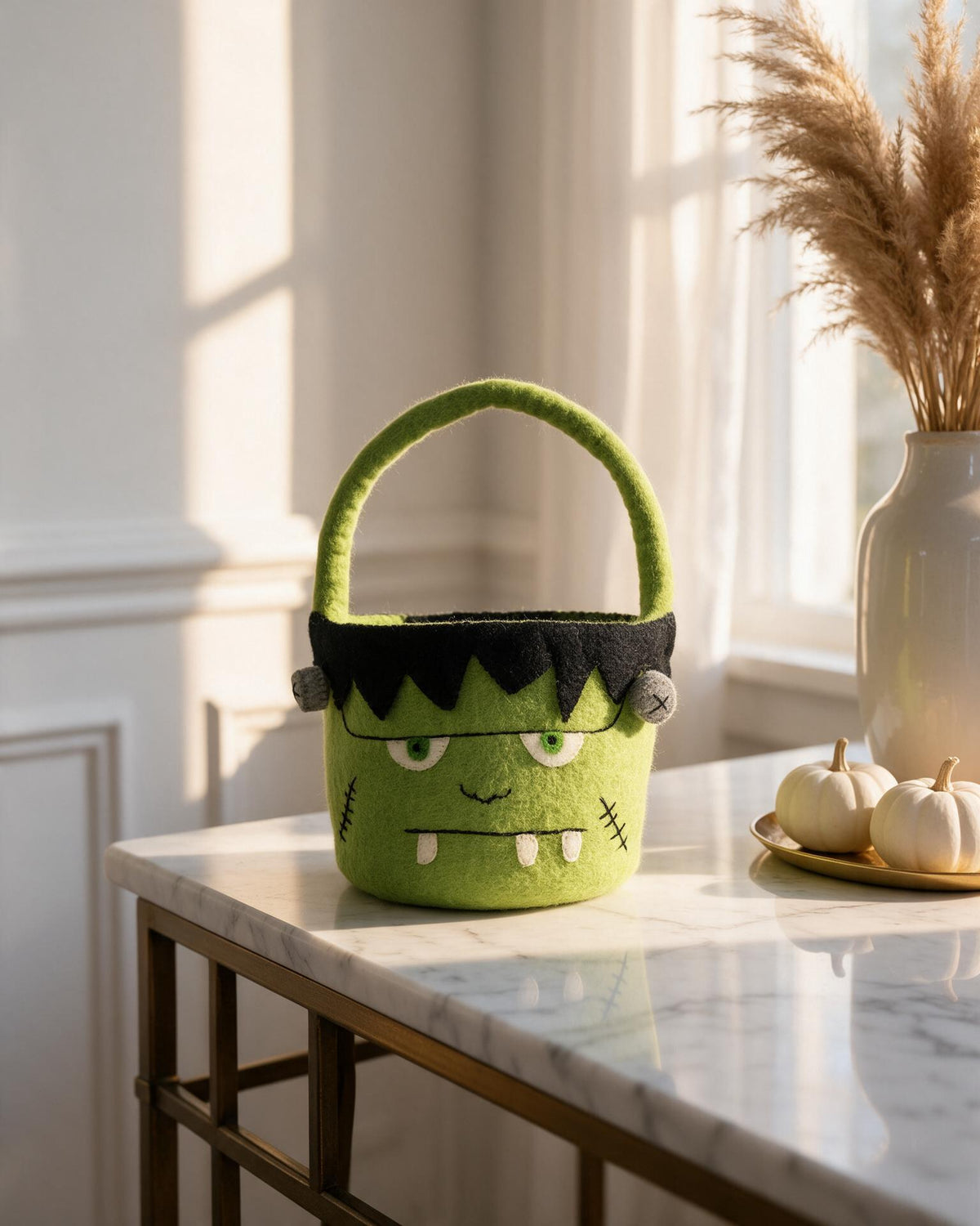 Felt Monster Halloween Bucket