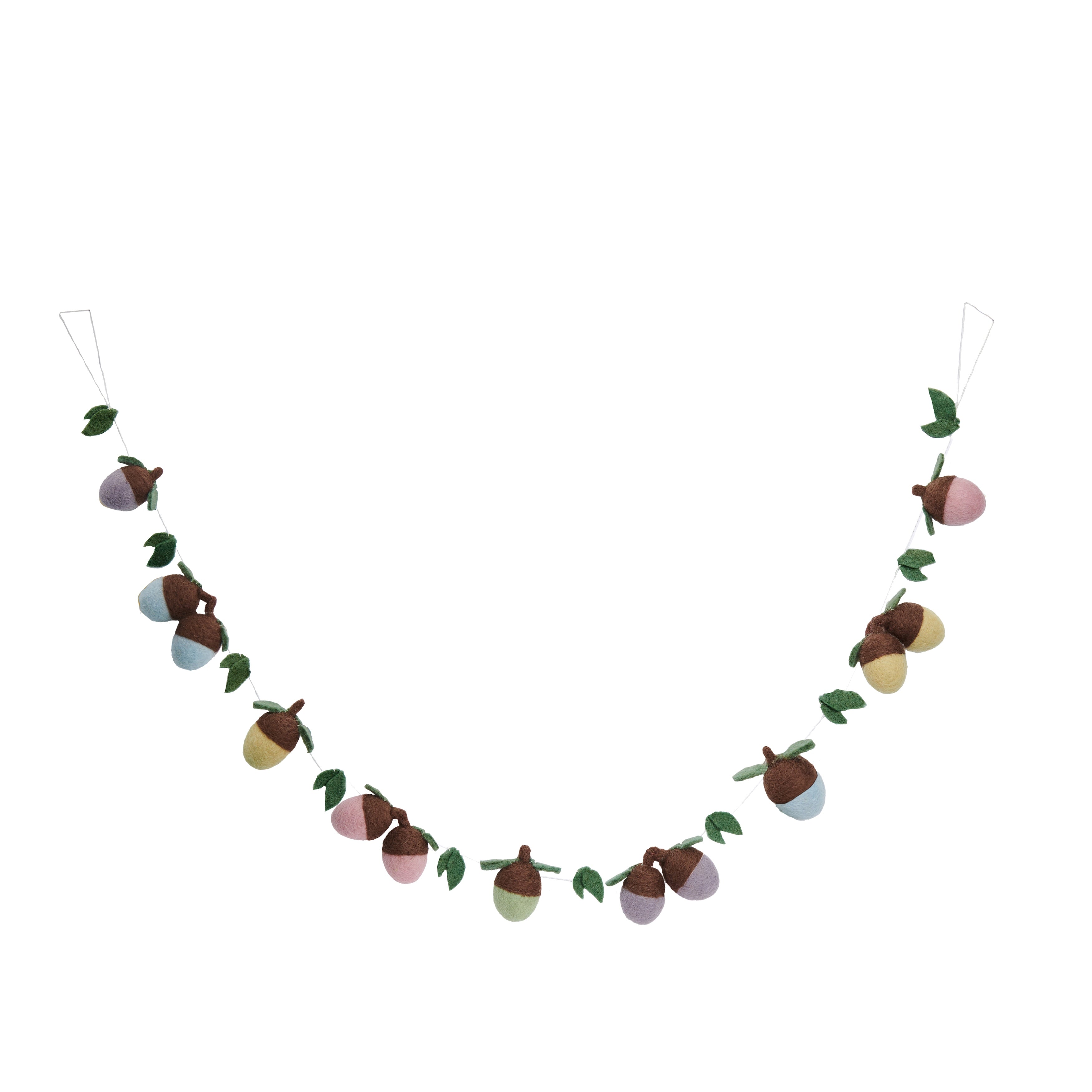 Felt Acorn Decorative Garland - Fair Trade _ Global Goods Partners