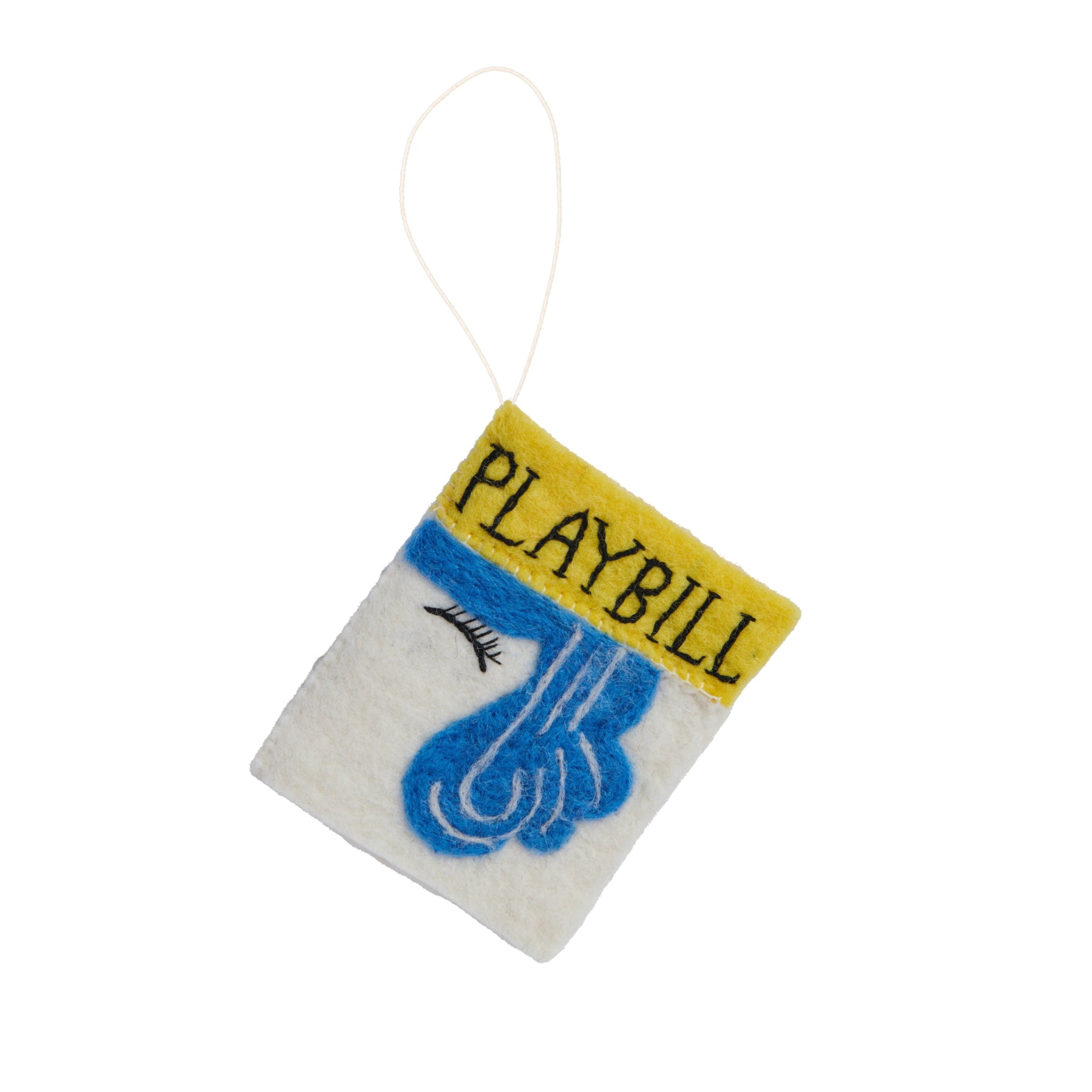 Felt Hairspray Broadway Playbill Ornaments - Fair Trade - Global Goods Partners