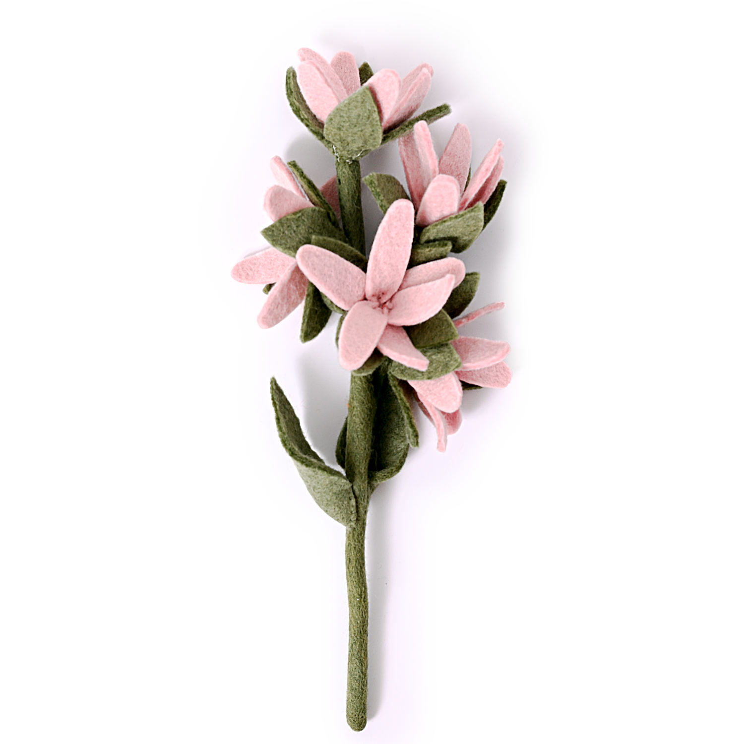 Pink Felt Watsonia Flower Stem- Fair Trade - Global Goods Partners