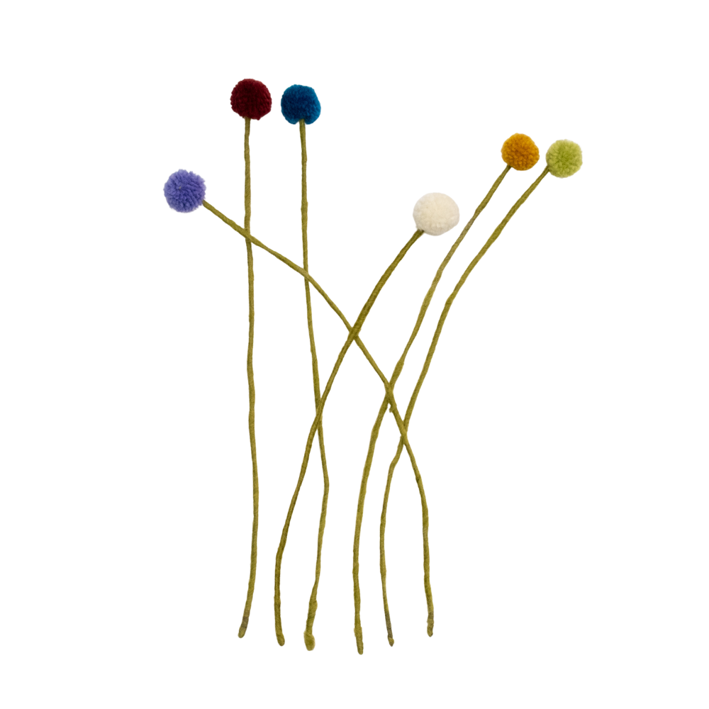 Felt Craspedia Stem