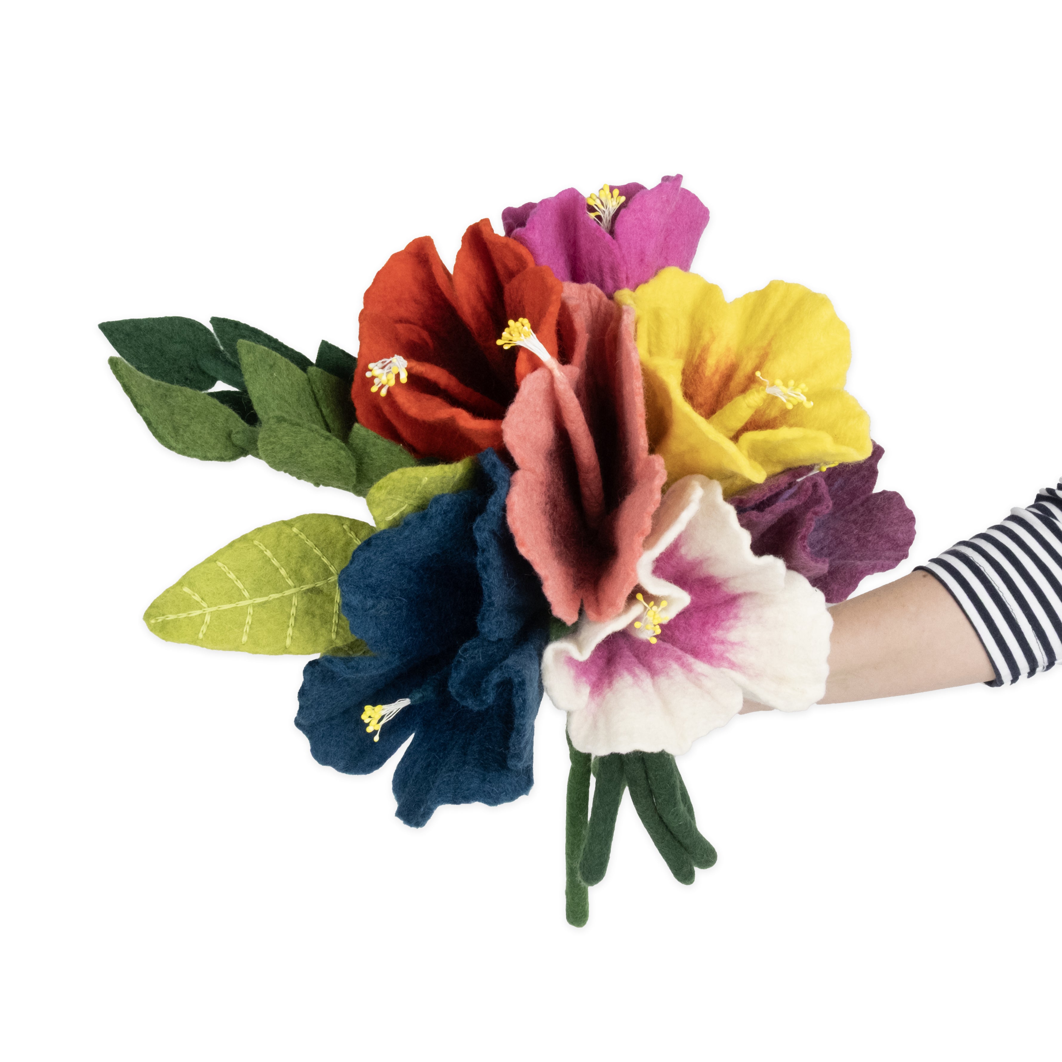 Felt Hibiscus Flower