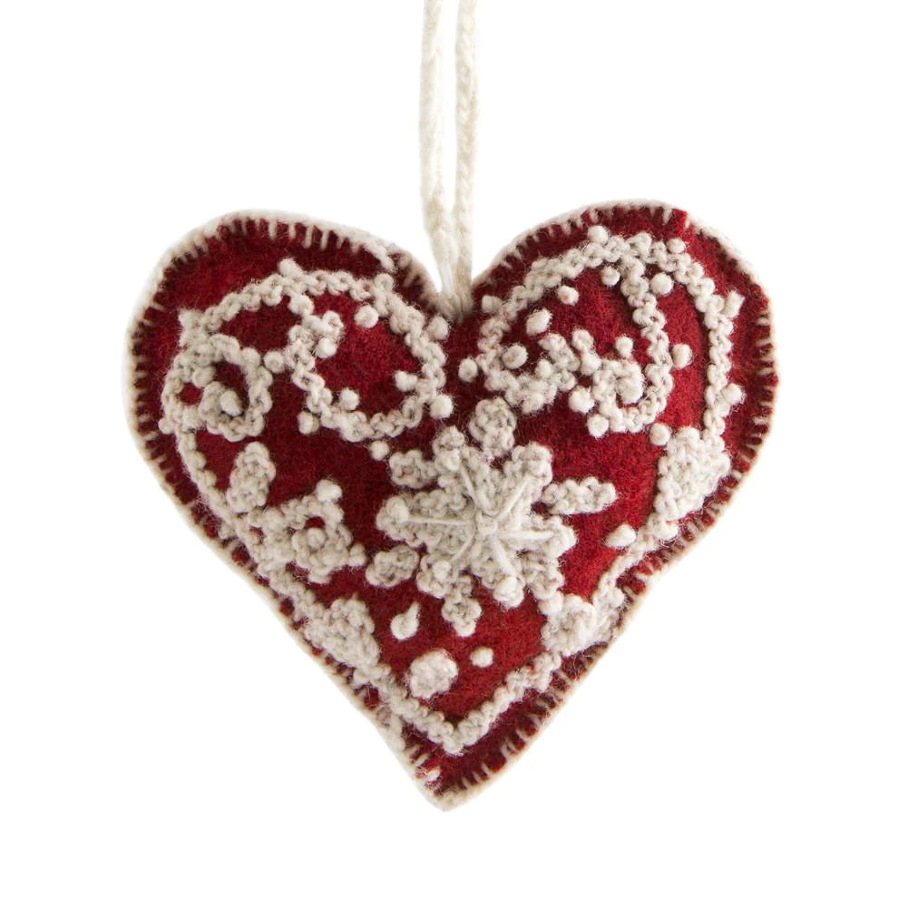 Embroidered Holiday Ornaments