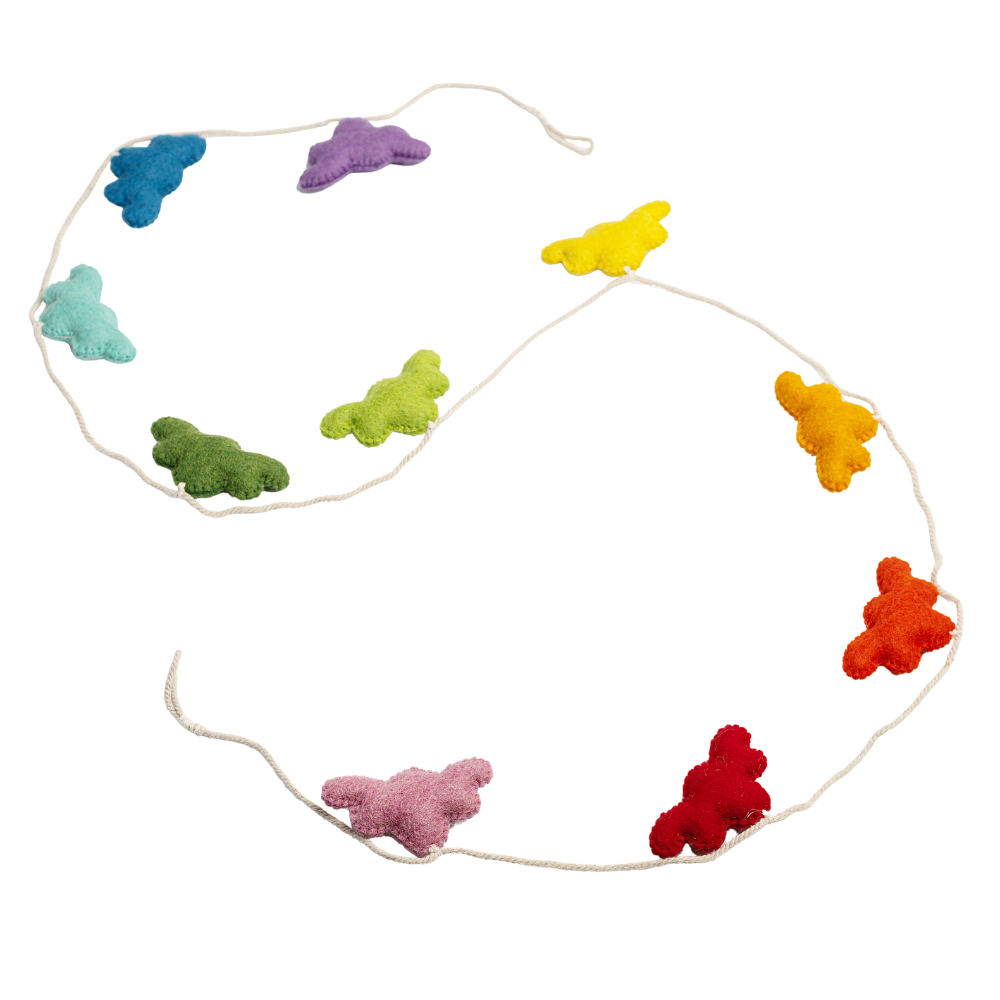 Felt Cloud Garland Rainbow