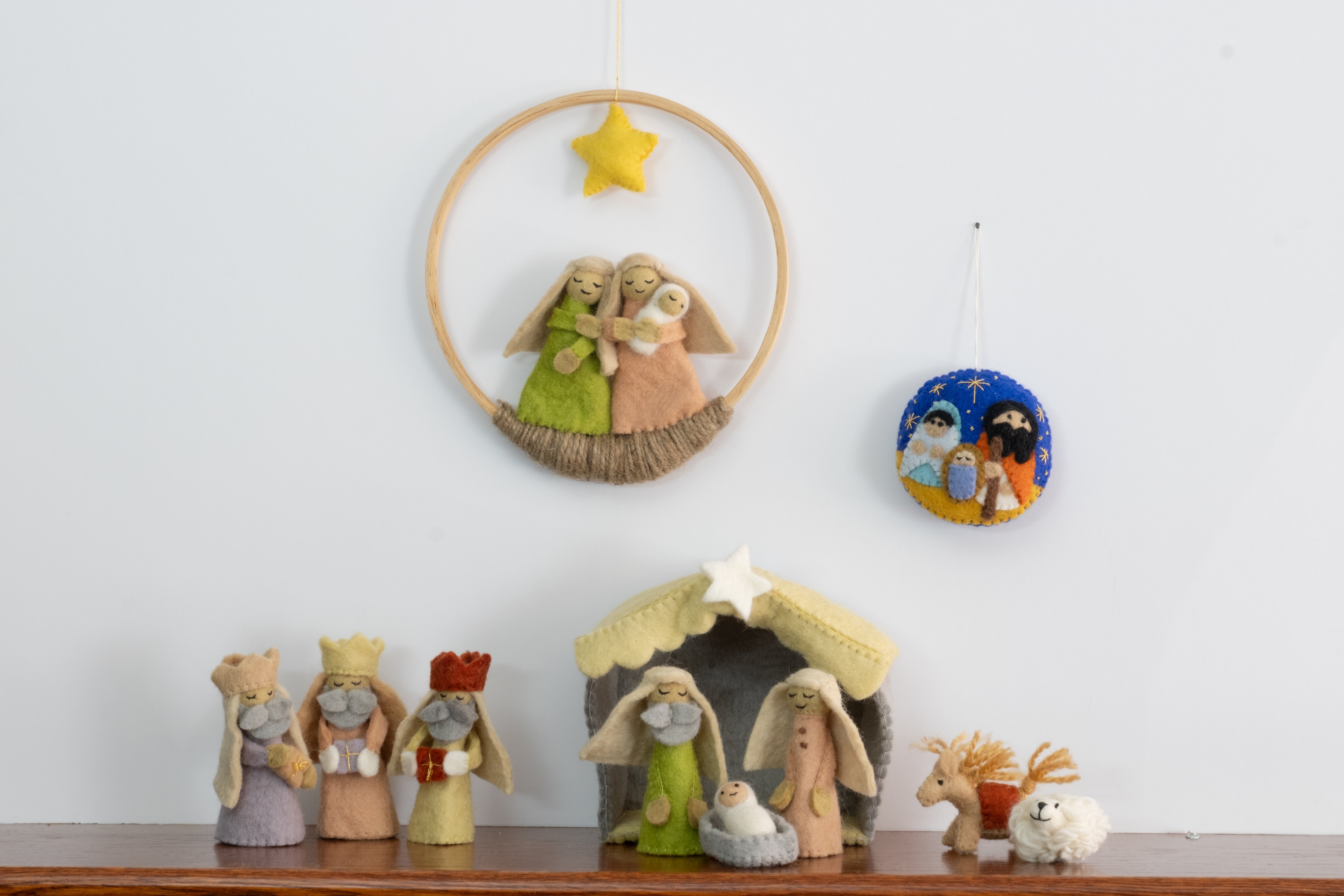 Felt Nativity Ornament