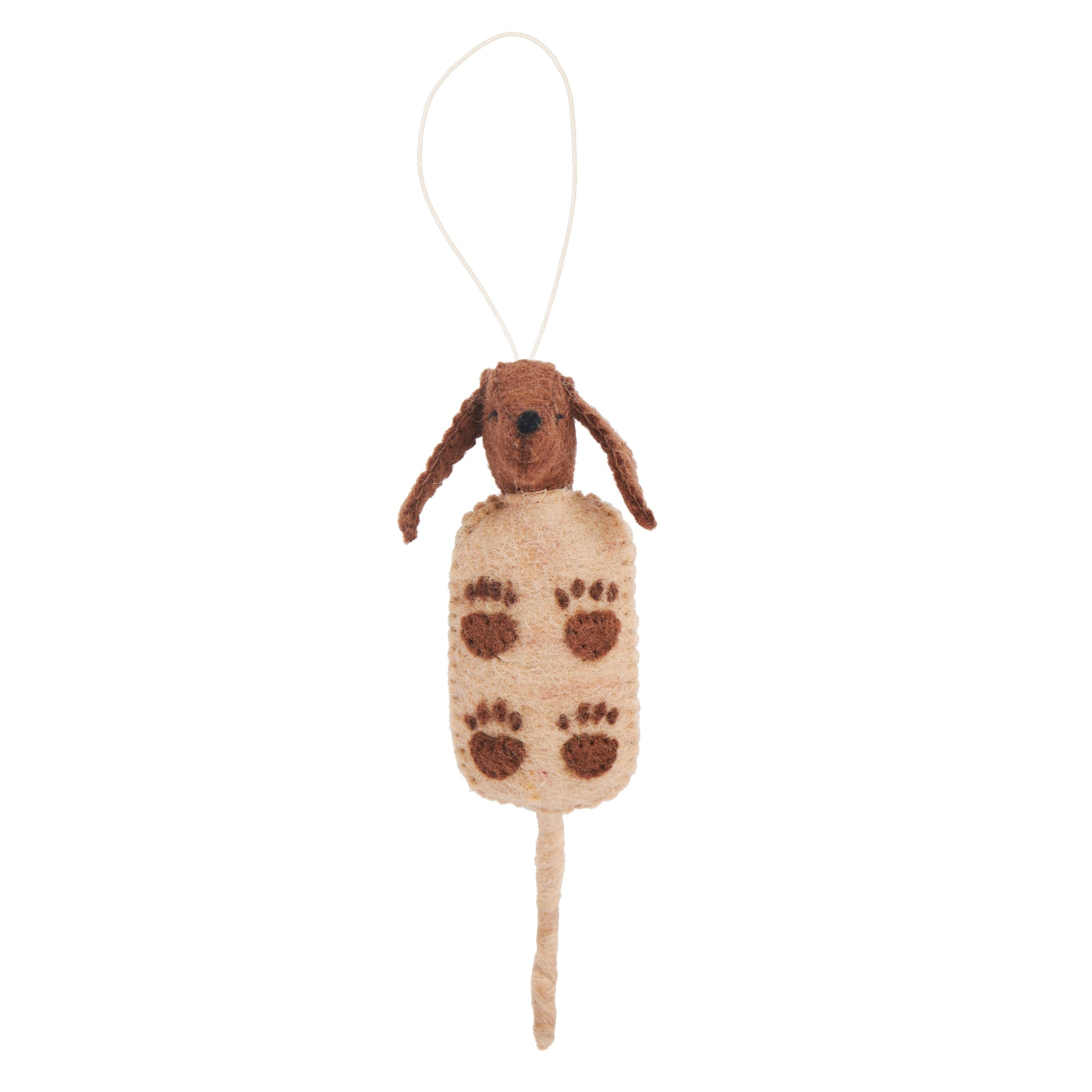 Felt Brown Corn Dog -Fair Trade - Global Goods Partners