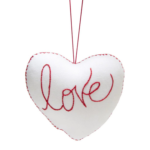 SAMPLE SALE: La Artesana Hearts White Love