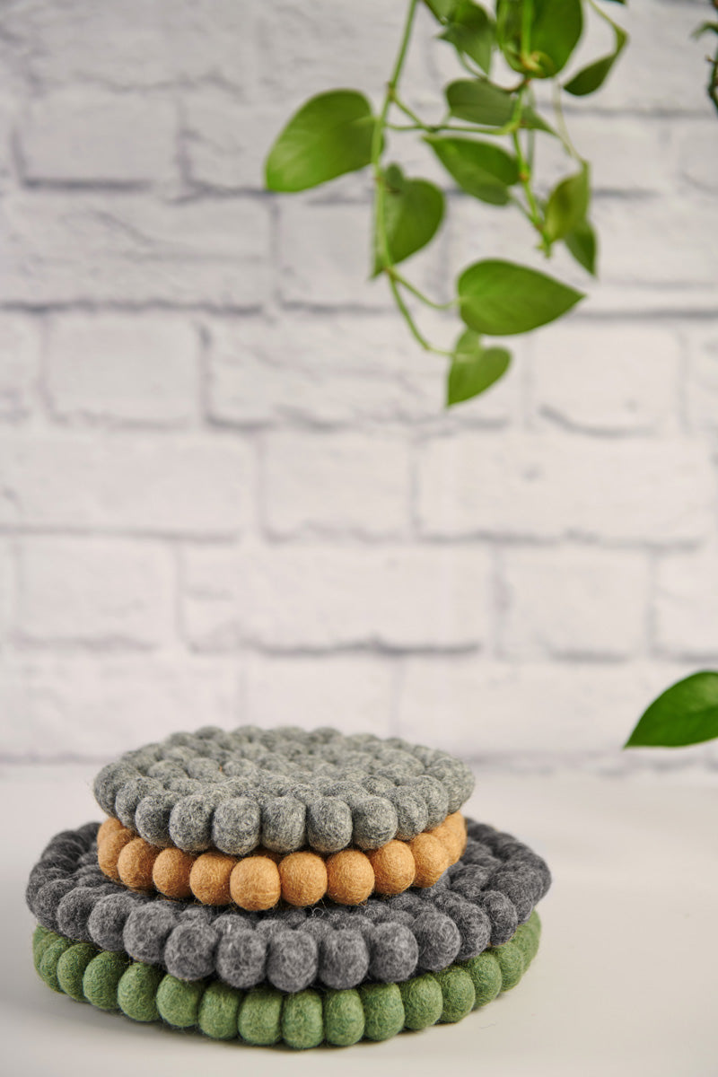 Felt Trivets, Set of Two