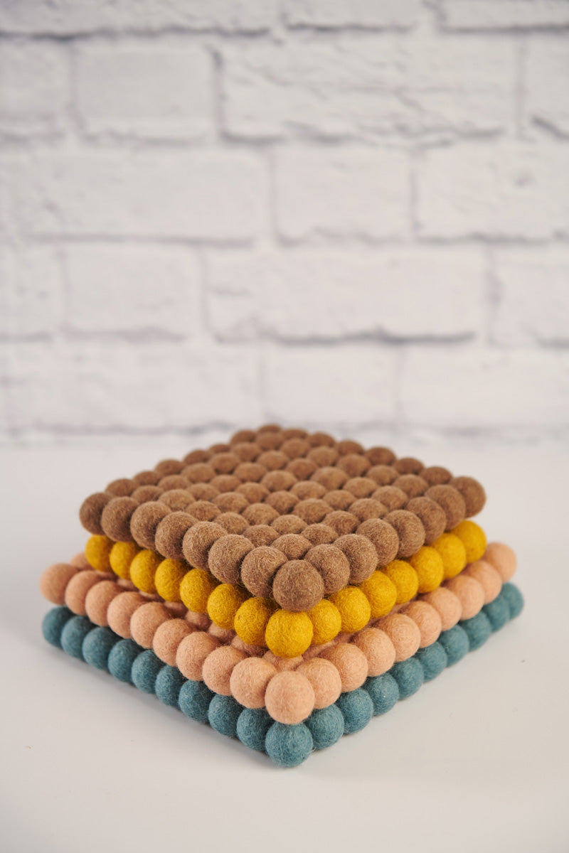 Felt Trivets, Set of Two