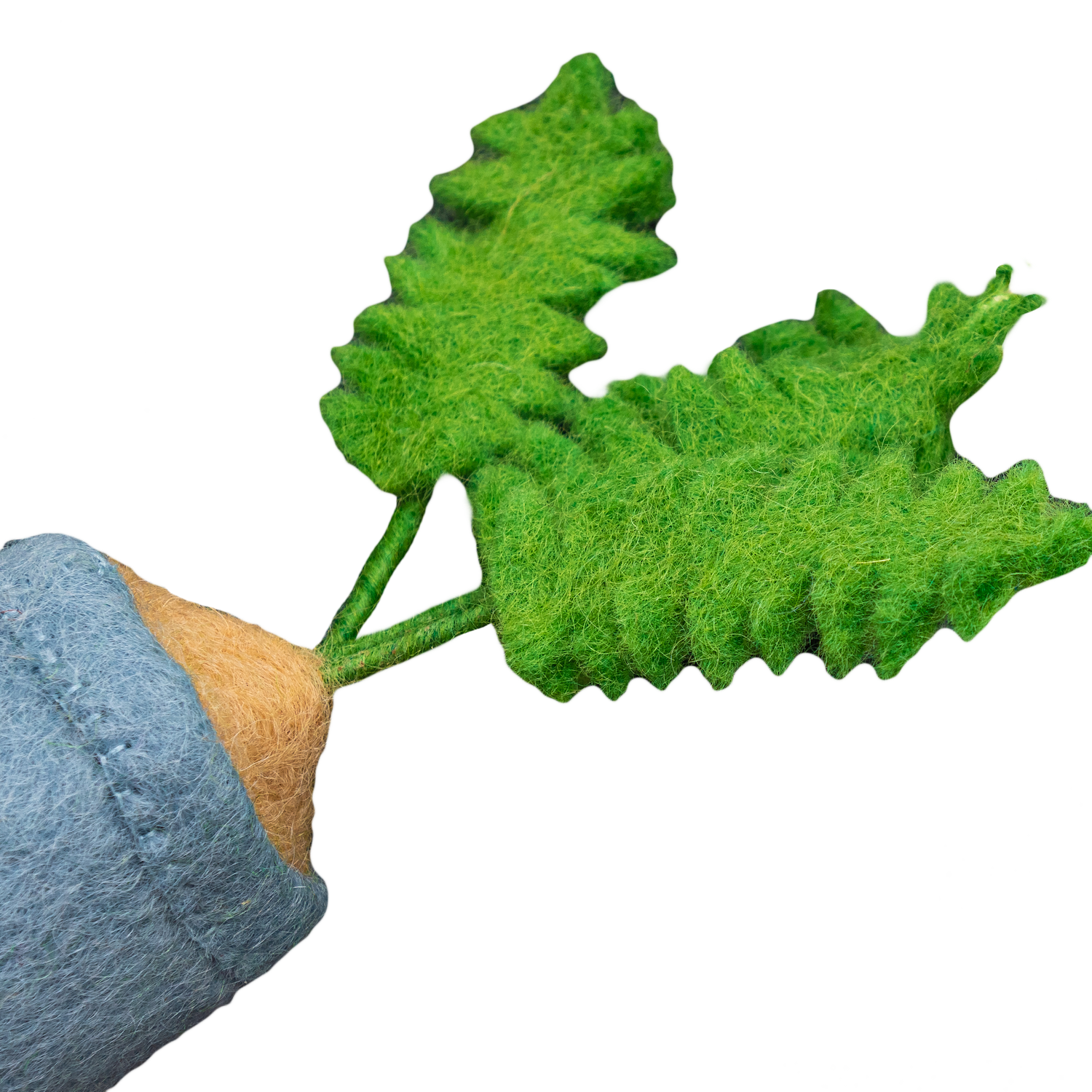 Fern Ornament in Felt
