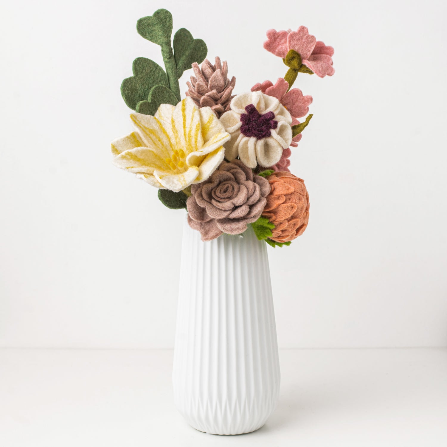 Happy Birthday Felt Flower Bouquet - Fair Trade - Global Goods Partners