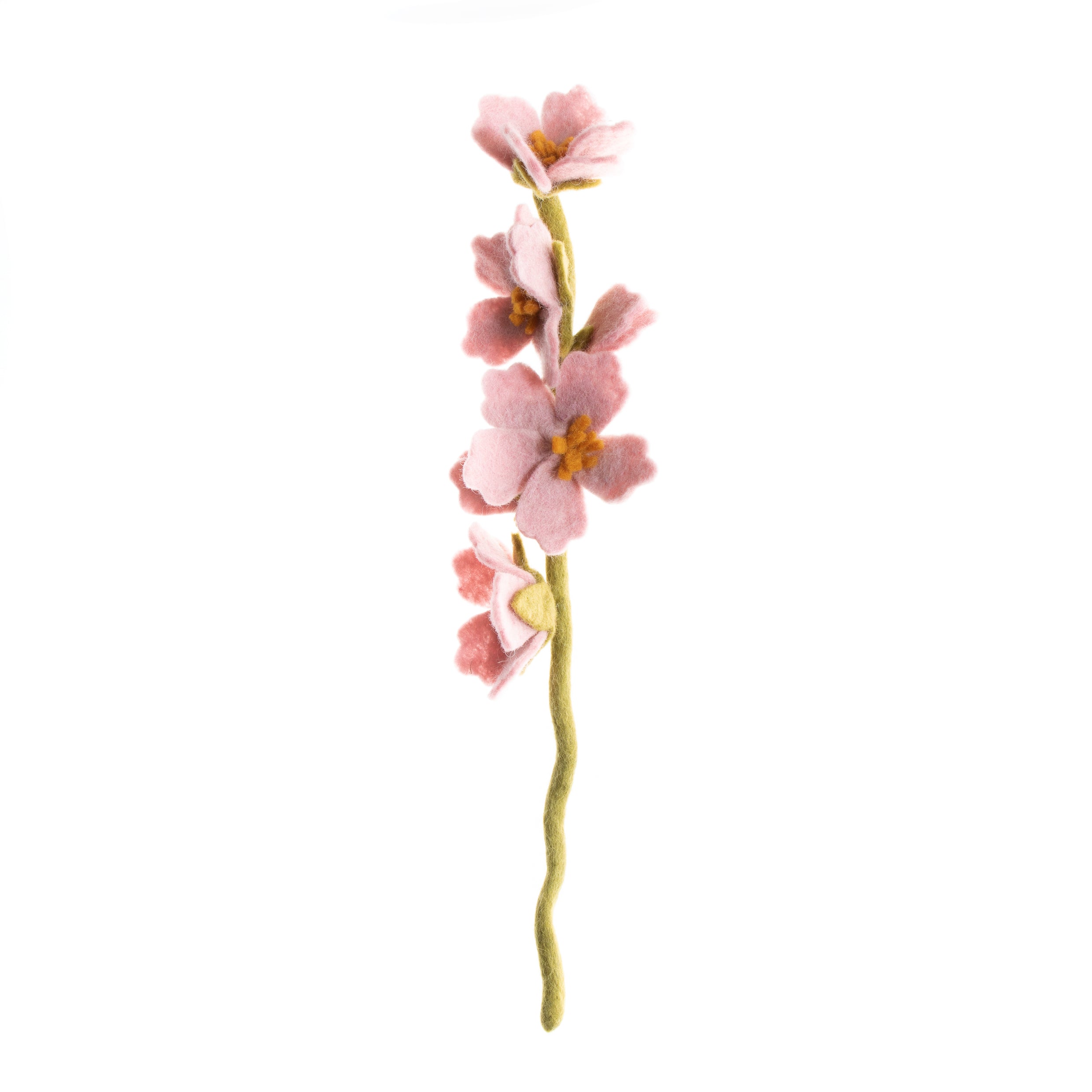 Felt Pink Cherry Blossom Stems - Fair Trade -Global Goods Partners
