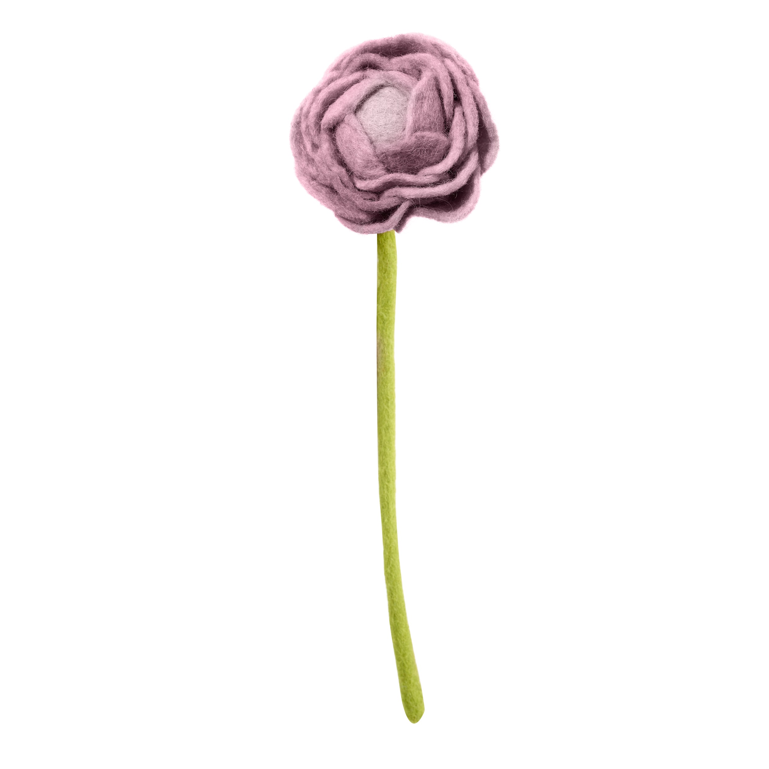 Blush Peach Felt Peony Flowers Handmade in Nepal women artisans | Global Goods Partners fair trade social conscious purchase valentine's day girlfriend gift idea bouquet felted products giving back