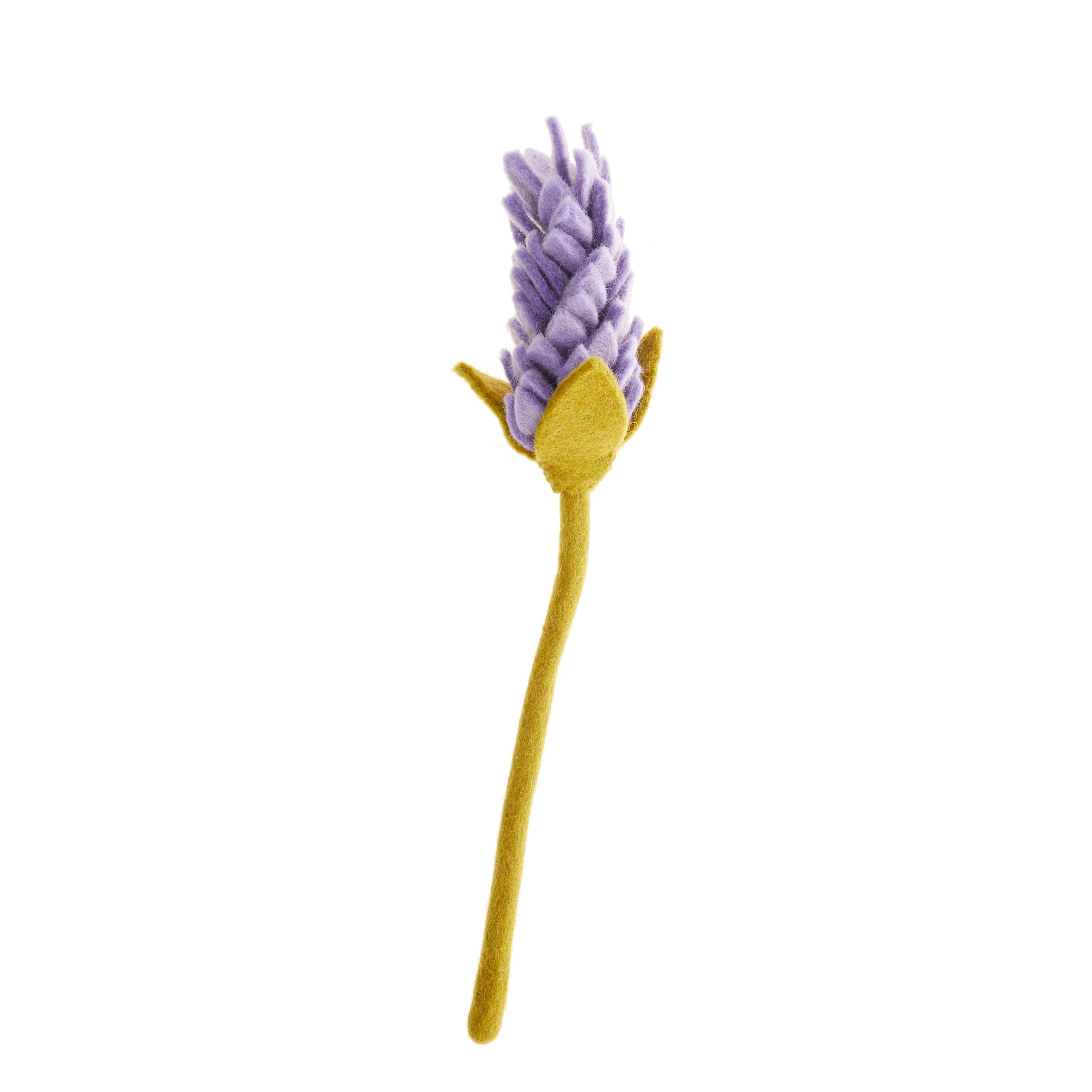 Purple Felt Alpinia Floral Stem- Fair Trade - Global Goods Partners