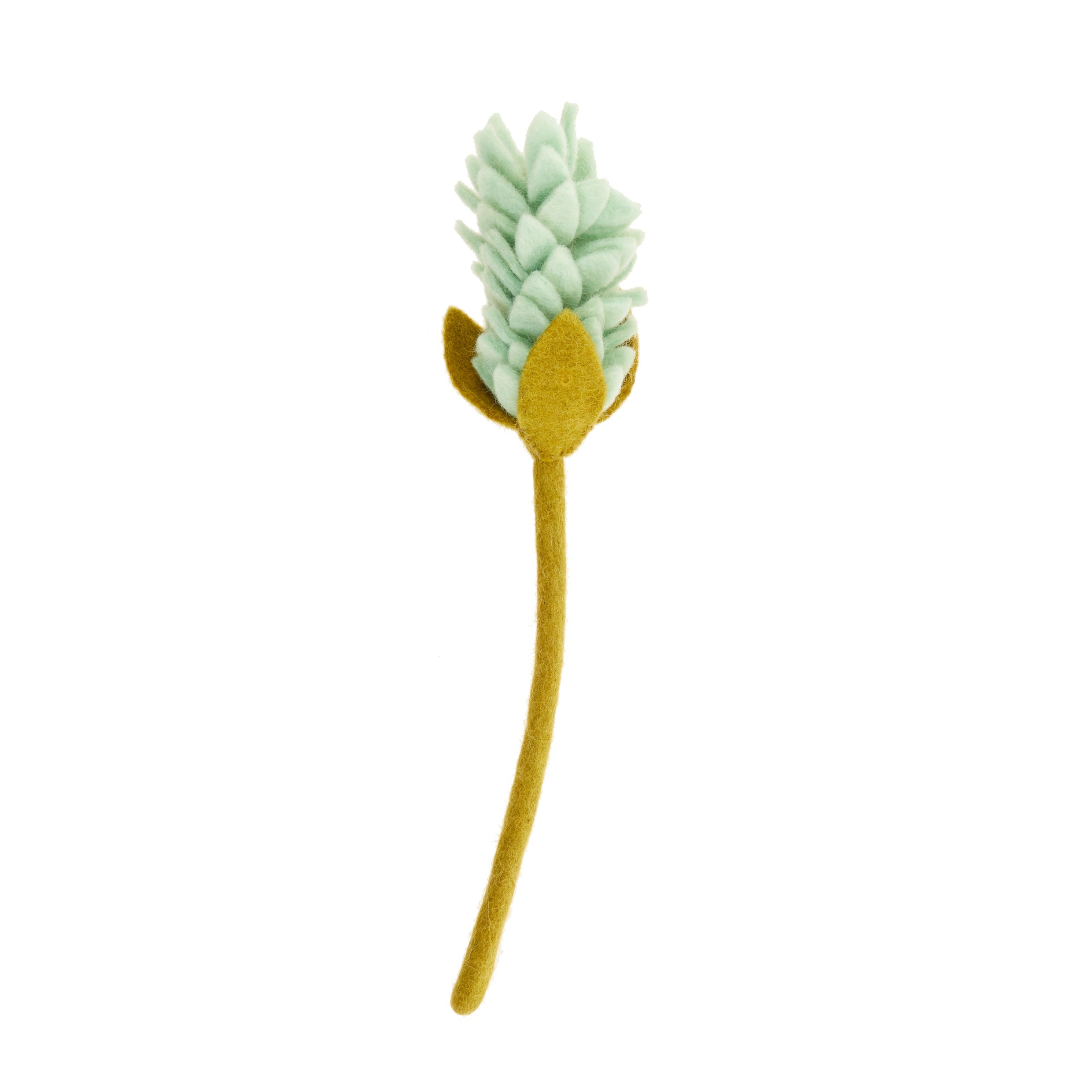 mint green Felt Alpinia Floral Stem- Fair Trade - Global Goods Partners
