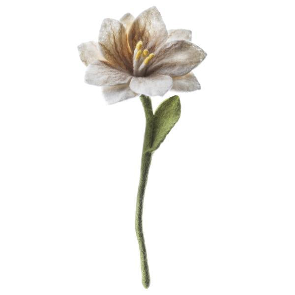 Neutral Felt Wildflower Stem - fair trade - Global Goods Partners