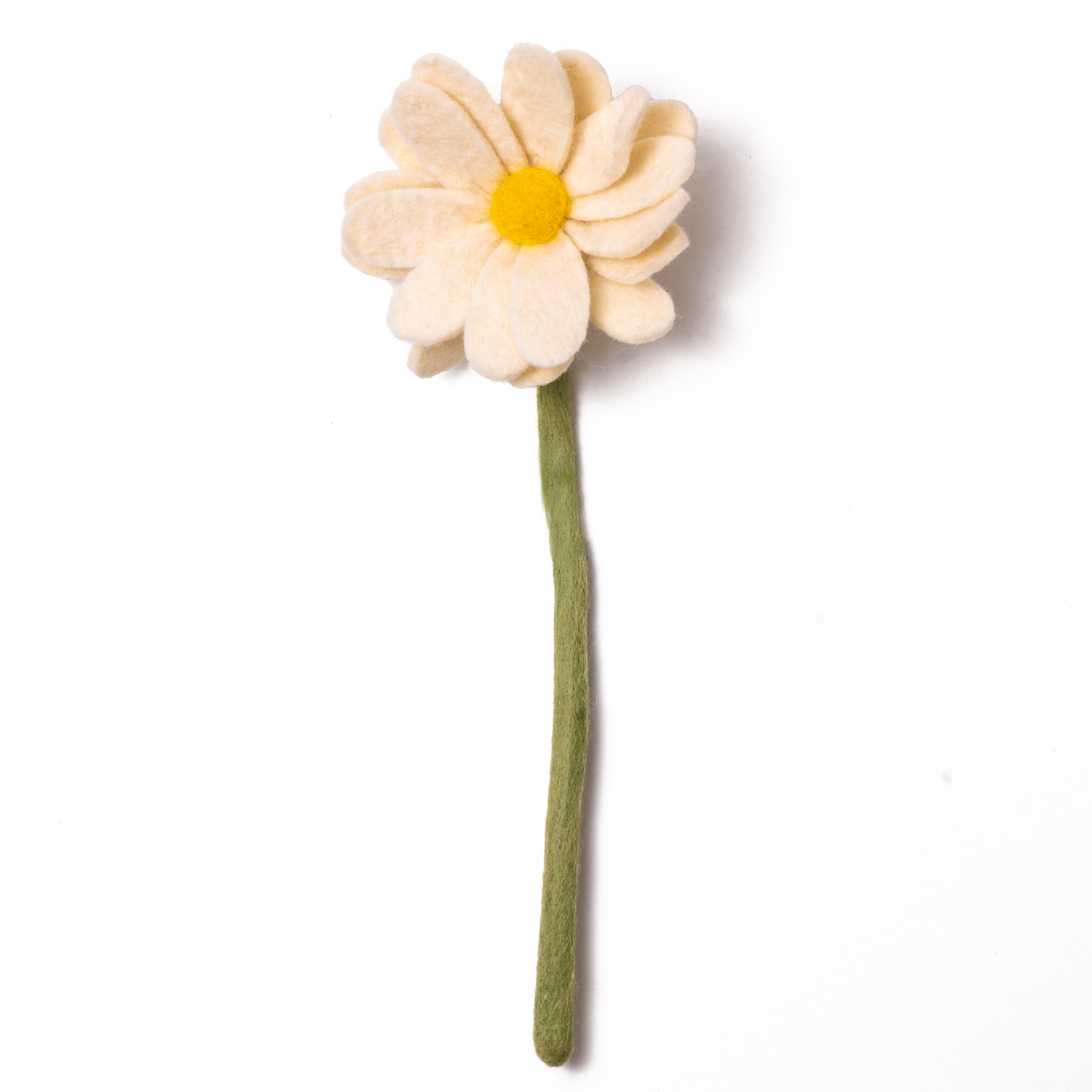 Felt White Daisy Flower - Fair Trade - Global Goods Partners