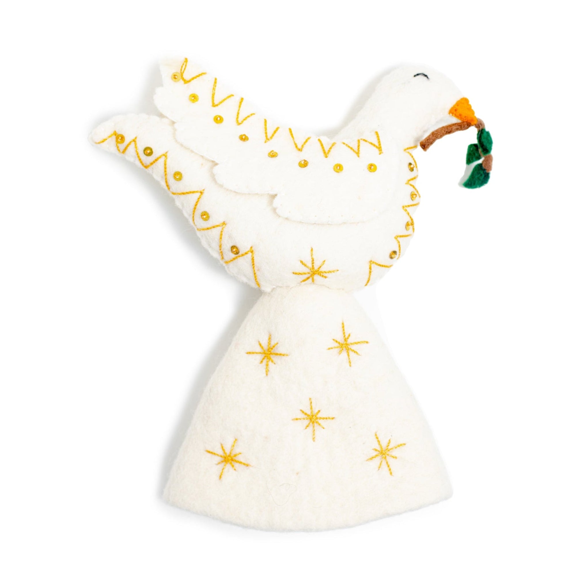 Felt Dove Tree Topper - Fair Trade - Global Goods Partners