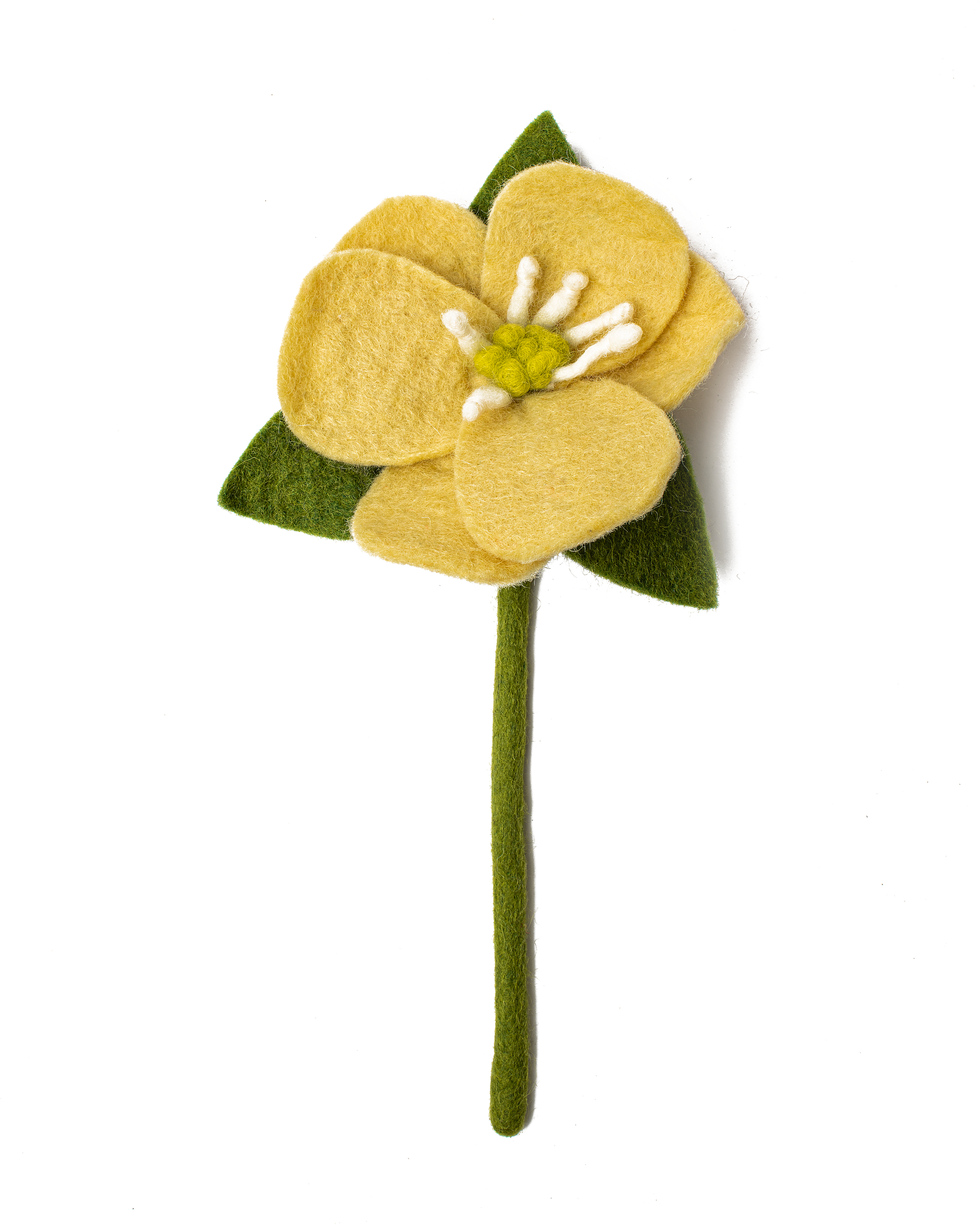 Felt Hepatica Flowers