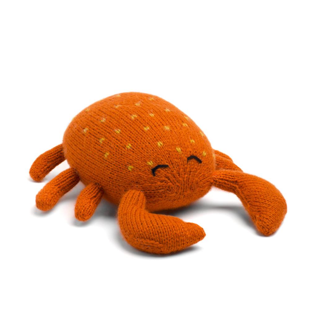 Knit Alpaca Stuffed Crab