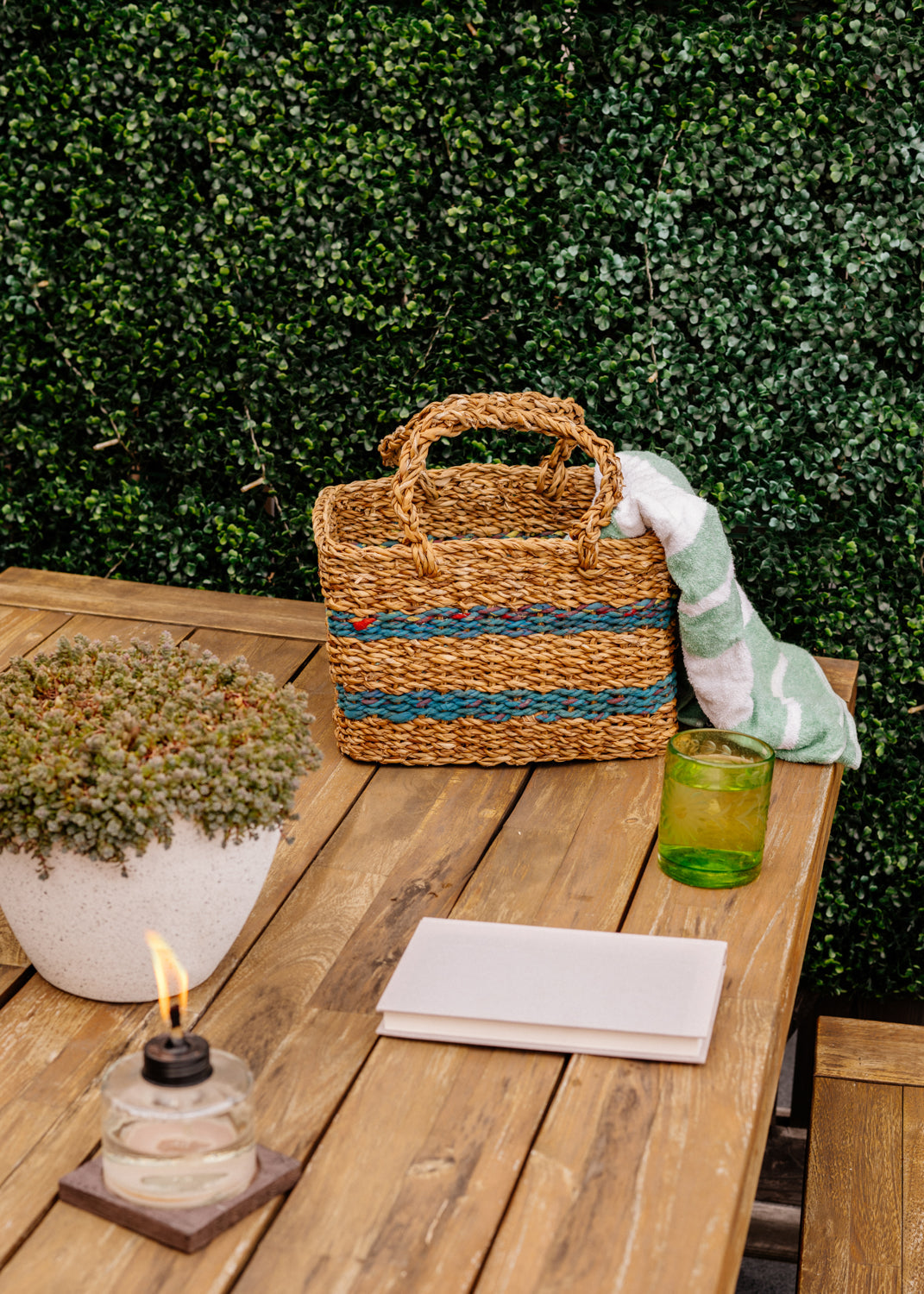 Fair Trade Farmers Market Basket on Table | Global Goods Partners