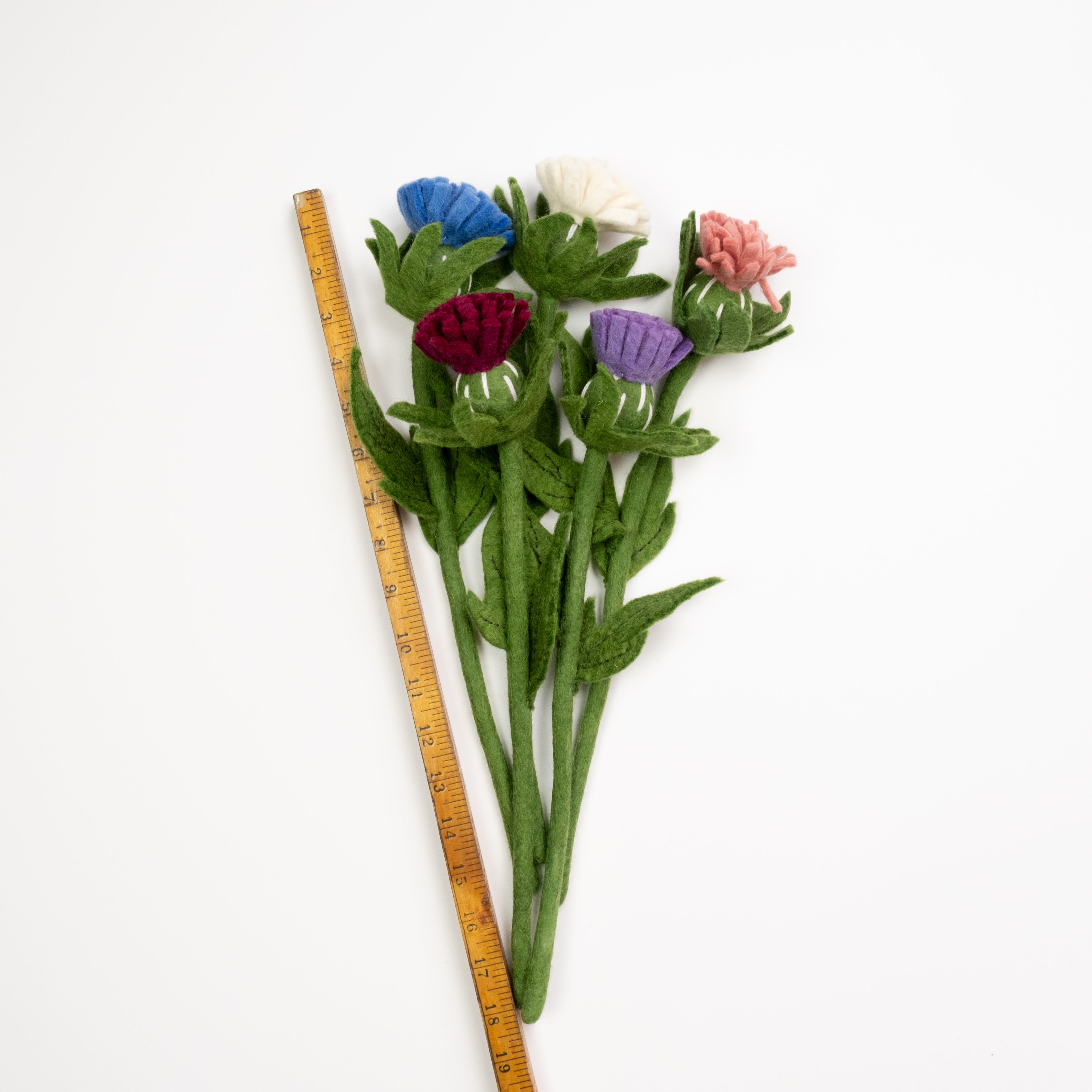 felt flowers individual stems | Fair Trade | Global Goods Partners