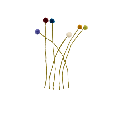 Felt Craspedia Stem