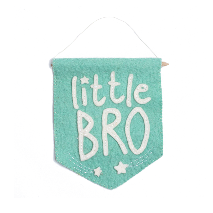 Felt Little Bro Banner Flag