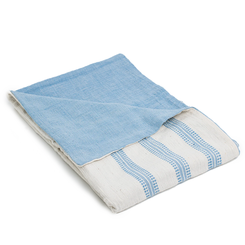 SAMPLE SALE: Damma Double Layer Blanket - Blue