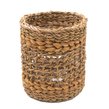 Woven Vase with Glass Insert