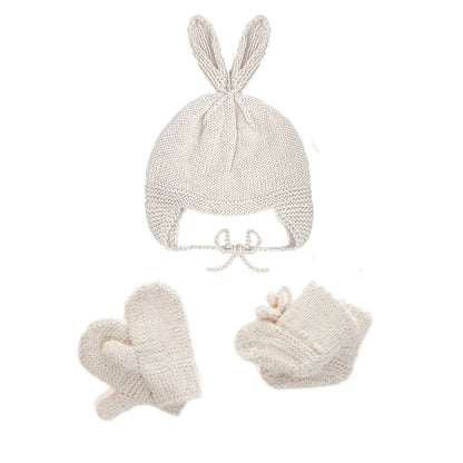 Alpaca Bunny Baby Booties