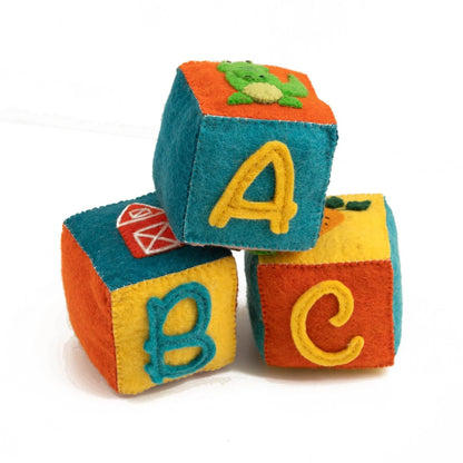 Felt Alphabet Blocks