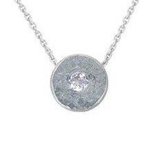 Raw Edge Diamond Necklace