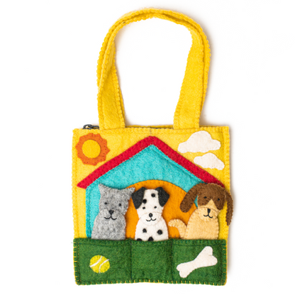 Felt Doggy Puppet Bag