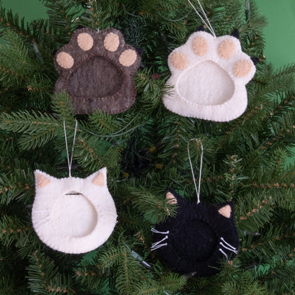 Felt Cat Frame Ornament