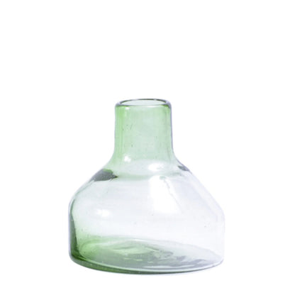 Verde Short Glass Vase