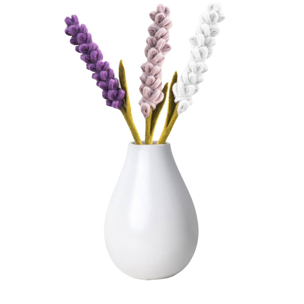 Felt Lavender Flowers