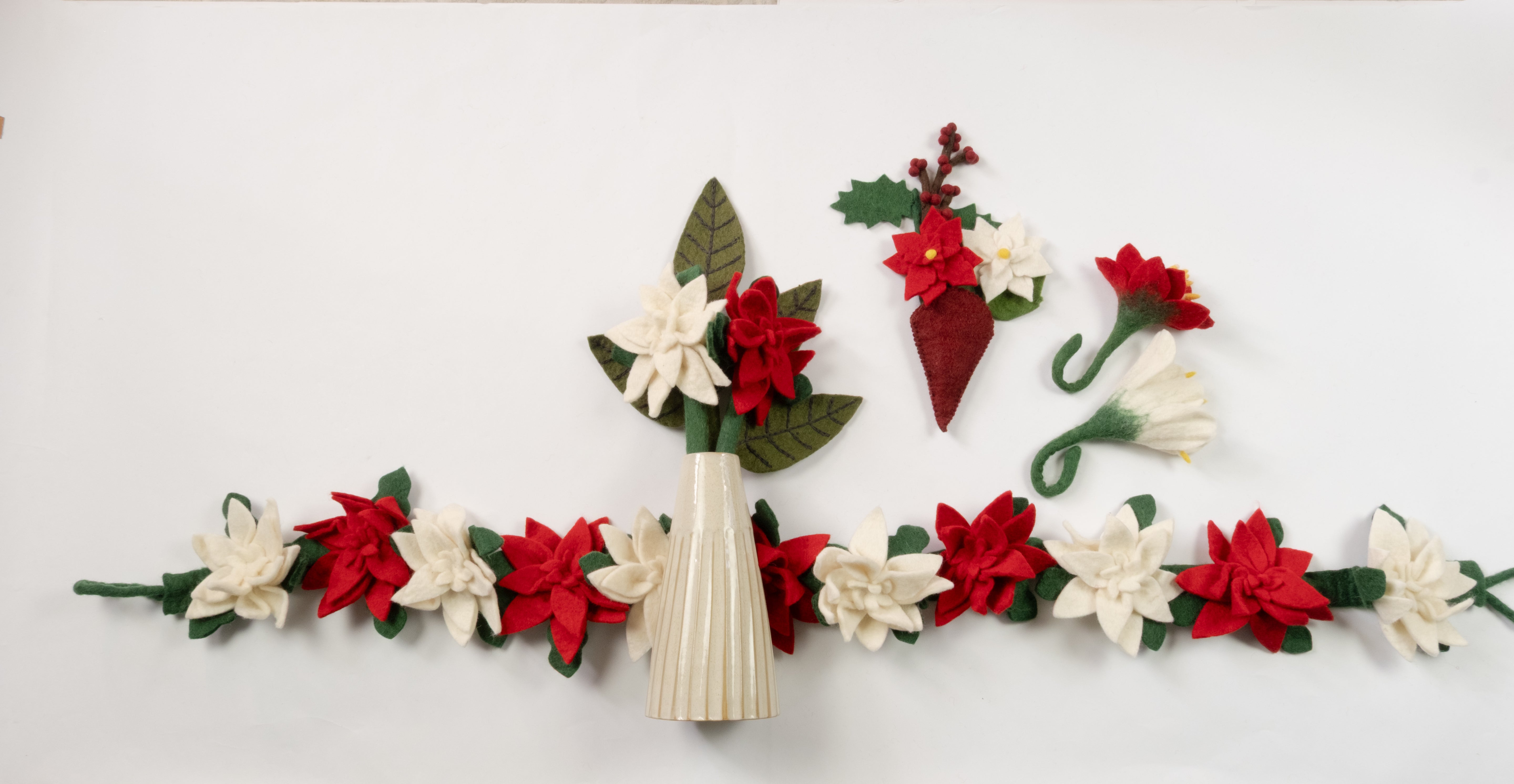 Felt Wildflower Ornament