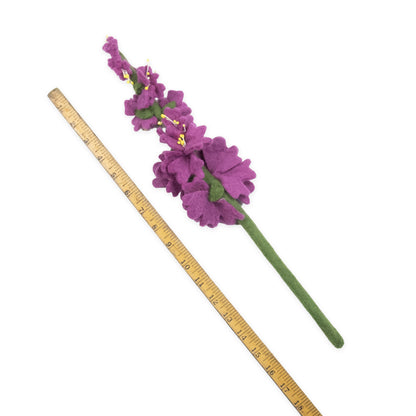 Purple Felt Crepe Myrtle Flower