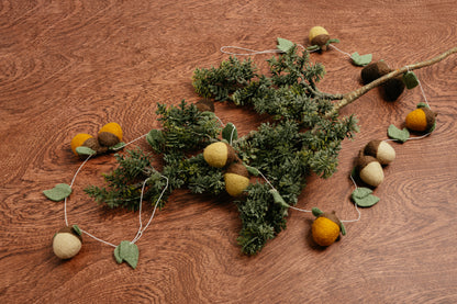 Felt Acorn Garlands