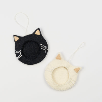Felt Cat Frame Ornament