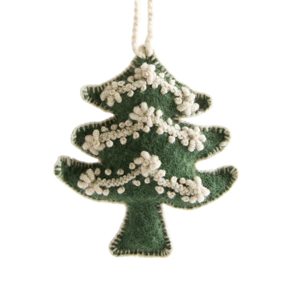 Embroidered Holiday Ornaments
