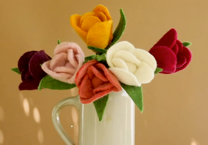 Felt Tulip Flower